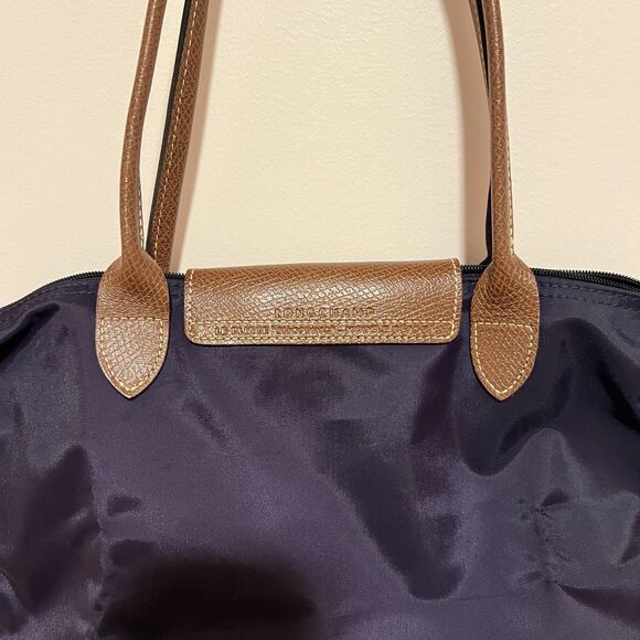Longchamp Le Pliage Sac Shopping Small Shoulder Bag Purple - Picture 5 of 10